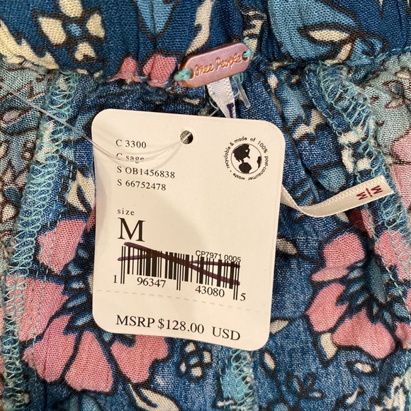 #39. NWT Free People Boho Wide Leg Flare Pants - Picture 6 of 8